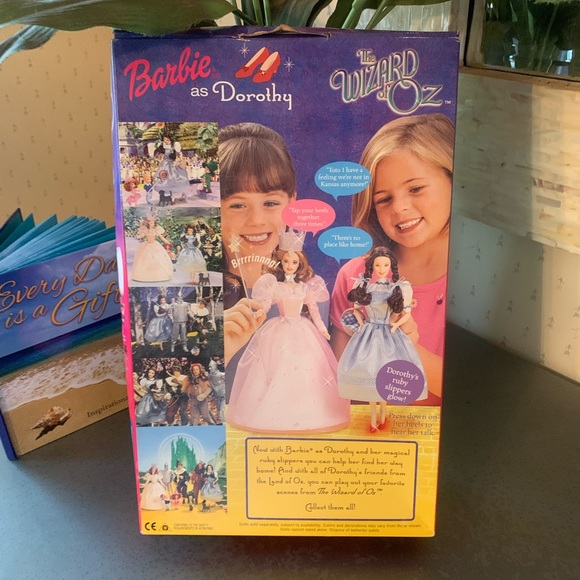 Mattel, NEW IN BOX, The Wizard of Oz, DOROTHY, Barbie, 1999, has Black dog Toto. - Picture 6 of 8